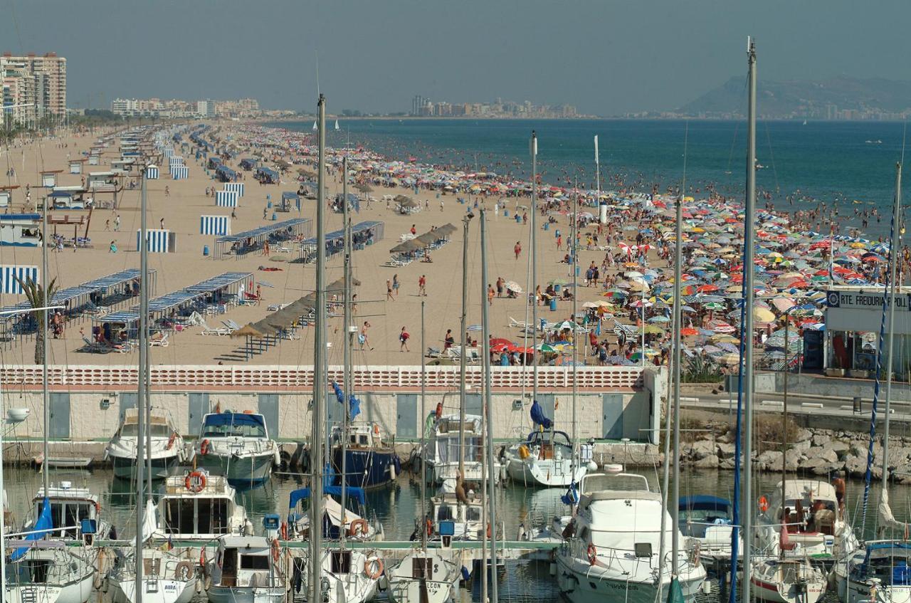 Ferienwohnung Mar Del Est Gandia - Alquiler Solo A Familias Playa de Gandia Exterior foto